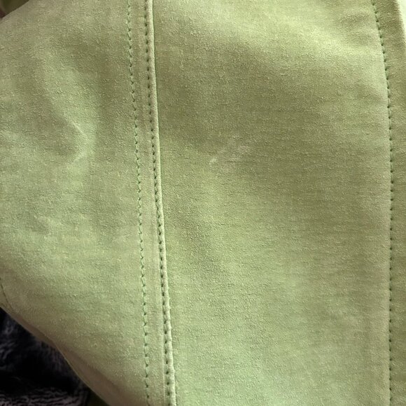 Coldwater Creek Vintage Women's Lime Green Suede Jacket XL - Picture 13 of 16